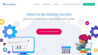 
                            2. Escolaweb: Sistema de Gestão Escolar Completo