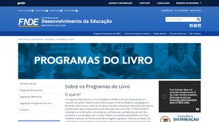 
                            2. Escolha PNLD Literário 2018 - FNDE