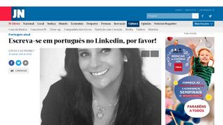 
                            6. Escreva-se em português no Linkedin, por favor! - Jornal de Notícias