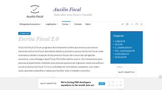 
                            6. Escrita Fiscal 2.0 – Auxilio Fiscal