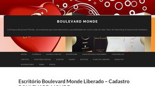 
                            13. Escritório Boulevard Monde Liberado – Cadastro BOULEVARD ...
