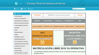 
                            11. Escuela Oficial de Idiomas de Murcia - murciaeduca