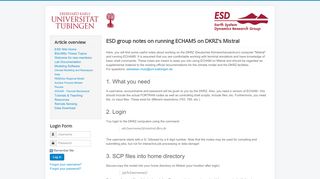 
                            13. ESD group notes on running ECHAM5 on DKRZ's Mistral