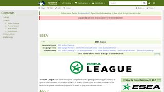 
                            13. ESEA - Liquipedia Counter-Strike Wiki