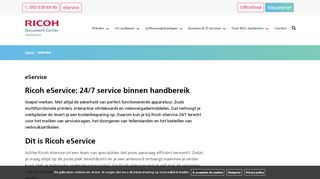
                            10. eService - Document Center Apeldoorn - Ricoh Document Center ...