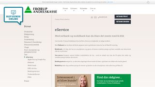 
                            6. eService - Frørup Andelskasse