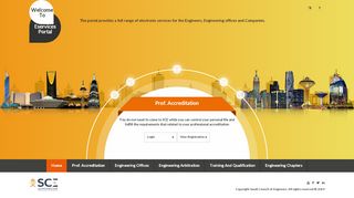 
                            5. Eservices of Saudi Council of engineers