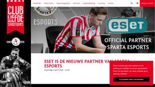 
                            10. ESET is de nieuwe partner van Sparta eSports - Sparta Rotterdam ...