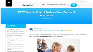 
                            13. ESET Parental Control Review - Pros, Cons and Alternative