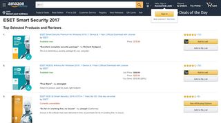 
                            11. ESET Smart Security 2017: Amazon.com