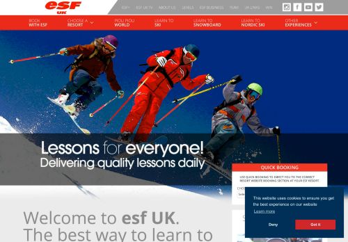 
                            12. ESF: English Speaking Ski Schools in France