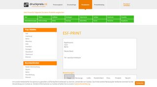 
                            5. ESF-PRINT Ihre Druckerei in Berlin - druckpreis.DE