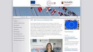 
                            1. ESF Rheinland-Pfalz: ESF - Mehr Chancen für Rheinland-Pfalz