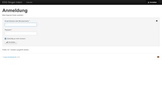 
                            11. ESG Singen Intern - login