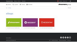 
                            3. eShops - Straumann