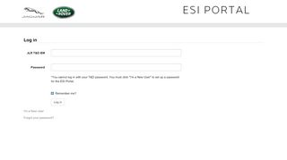 
                            8. ESI Portal: Log in