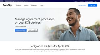 
                            10. eSign & Send from Apple iPhone/iPad/Apps | DocuSign
