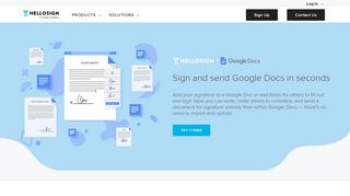 
                            4. eSignatures for Google Docs - HelloSign