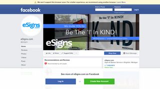 
                            6. eSigns.com - Signs & Banner Service - Brighton, Michigan | Facebook ...