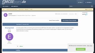 
                            12. eSIM - Cisco Forum — Allgemein - MCSEboard.de