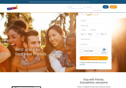 
                            3. Eskimi: Orang - orang Bertemu & Ngobrol Online