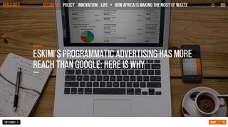 
                            11. Eskimi's Programmatic advertising has more reach than Google: Here ...