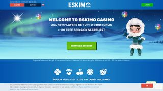 
                            10. Eskimo Casino: A sweet and cool online casino