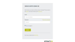 
                            2. Esko ID - esko.com