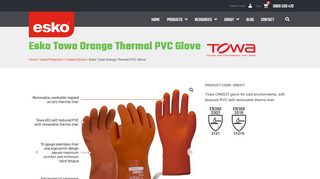 
                            6. ESKO | Towa 653 glove for cold environments PVC with thermo liner