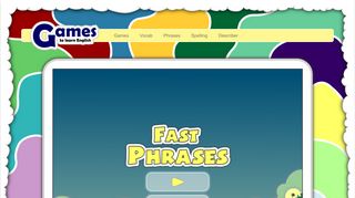 
                            10. ESL Games | Fast Phrases - Games to Learn English