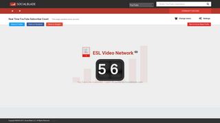 
                            11. ESL Video Network's Real-Time Subscriber Count - Social Blade ...