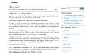
                            11. Esms Login | LeIMAXES