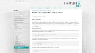 
                            12. ESMTP, SMTP AUTH und TLS einfach erklärt - trash.net