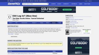 
                            13. ESO Log-In? (Xbox One) - The Elder Scrolls Online: Tamriel Unlimited ...