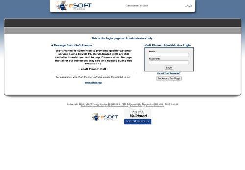 
                            3. eSoft Planner Admin Login