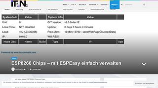 
                            5. ESP8266 Chips – mit ESPEasy einfach verwalten - ITler.NET