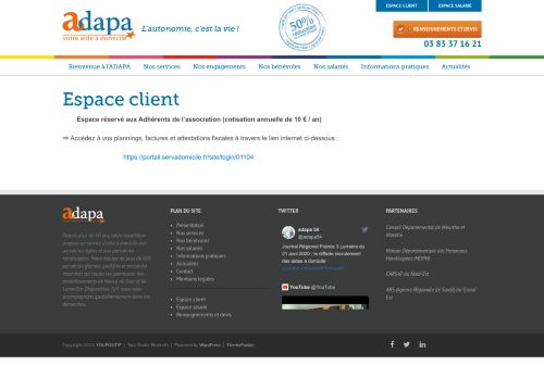 
                            3. Espace client – ADAPA 54