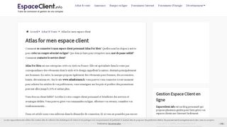 
                            7. Espace Client Atlas for men: Connexion, Création de compte, et ...