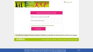 
                            1. Espace Client Carte Alsolia - Financement