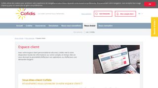 
                            1. Espace client - Cofidis Belgique
