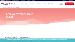 
                            7. Espace client Internet, l'accès à vos comptes en ligne - Société Générale