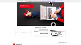 
                            4. Espace Client LexisNexis | Connexion