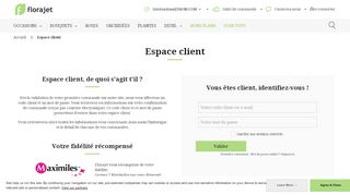 
                            2. Espace Client - Mon Compte | Florajet