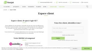 
                            1. Espace Client - Mon Compte | Florajet