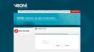 
                            3. Espace client - Veoni