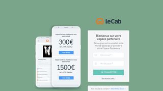 
                            3. Espace partenaire LeCab