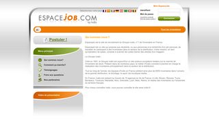 
                            4. Espacejob est le site de recrutement du Groupe Ivalis