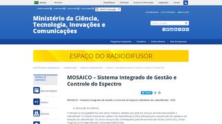 
                            13. Espaço do Radiodifusor - mctic