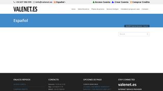 
                            2. Español – VALENET Internet Services