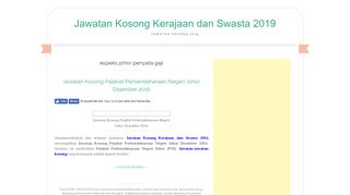 
                            12. espeks johor penyata gaji - Jawatan Kosong Kerajaan dan ...